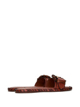 Zimmermann Alchemy leather sandals Brown