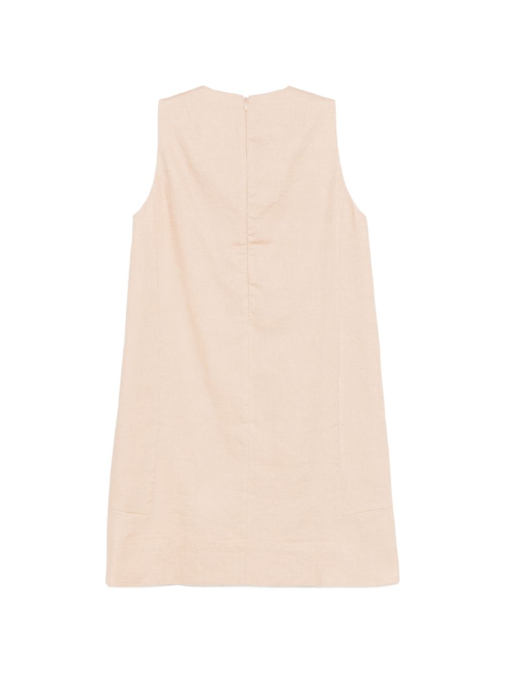 Semicouture Sheena linen mini dress BEIGE