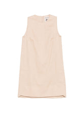 Semicouture Sheena linen mini dress BEIGE