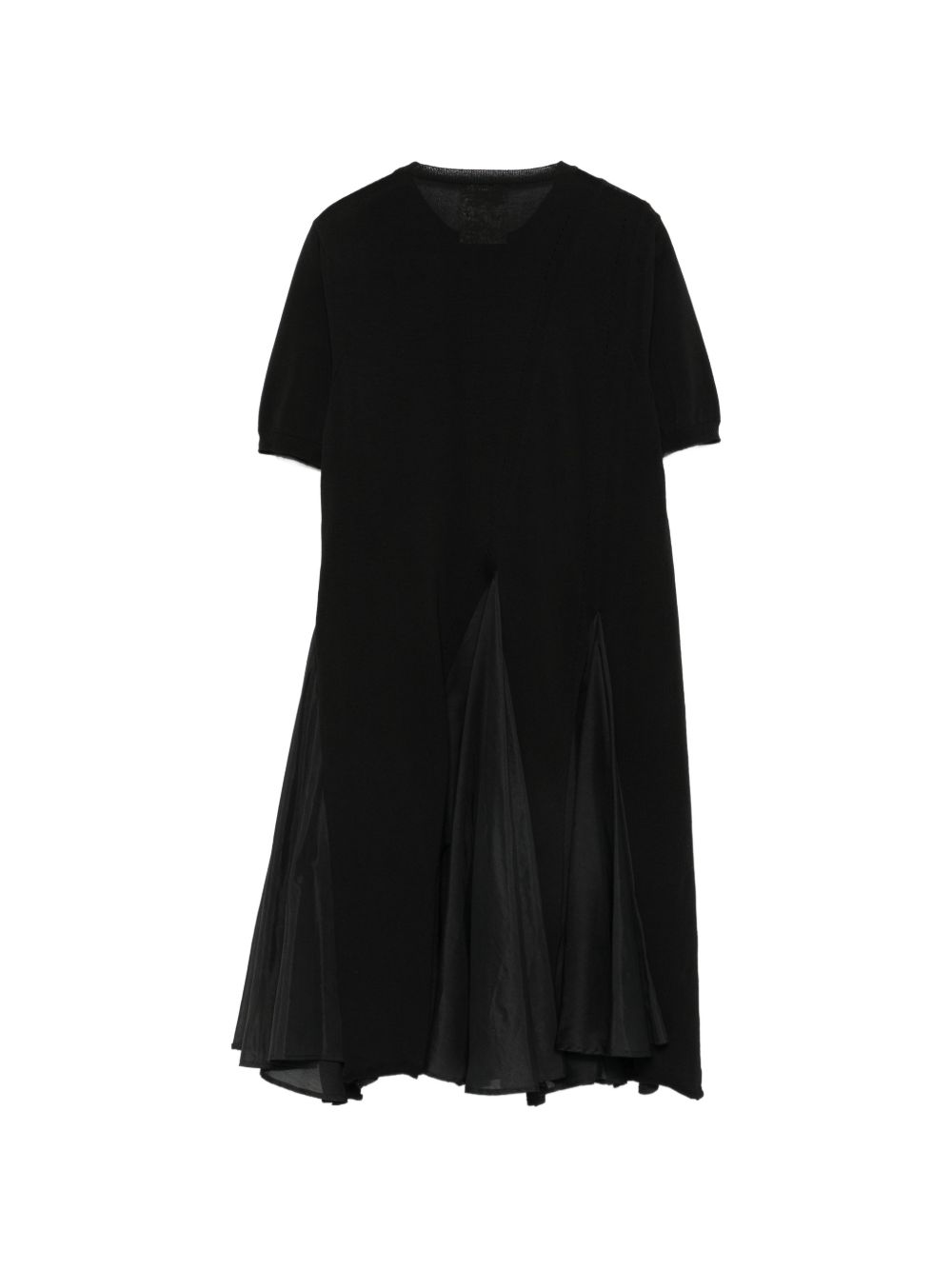 Semicouture Blondie cotton and silk dress BLACK