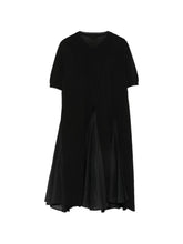 Semicouture Blondie cotton and silk dress BLACK