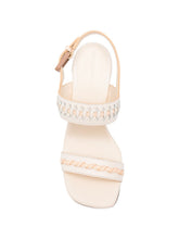 Zimmermann Alchemy leather heel sandals WHITE