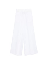 Semicouture Kym linen trousers WHITE