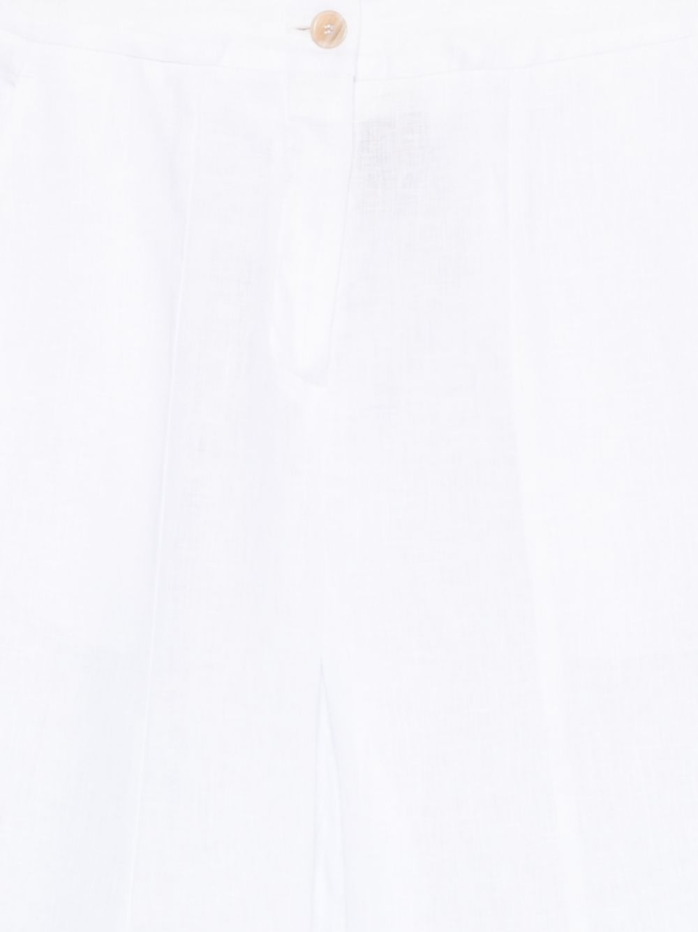 Semicouture Kym linen trousers WHITE