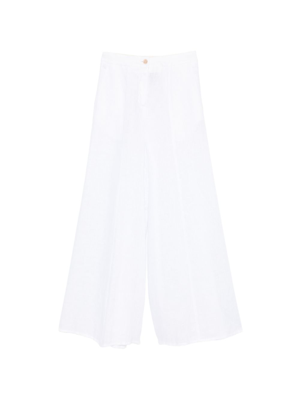 Semicouture Kym linen trousers WHITE