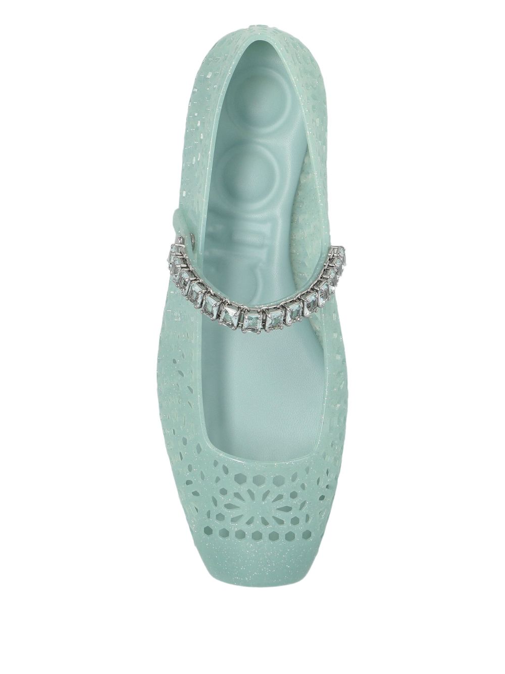 JIMMY CHOO Flat shoes GREEN GREEN
