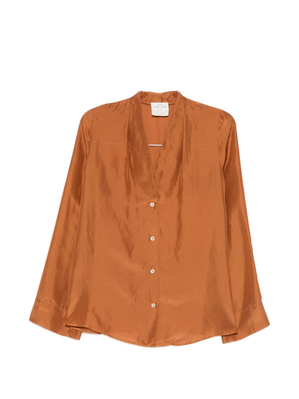 Forte Forte Silk shirt BRONZE