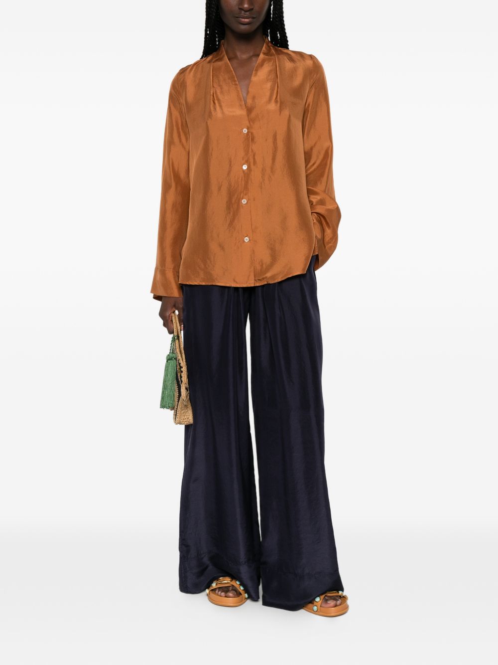 Forte Forte Silk shirt BRONZE