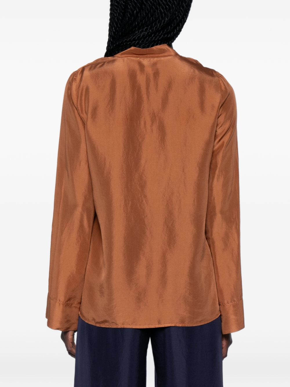 Forte Forte Silk shirt BRONZE