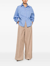 Balenciaga Cotton high-waisted trousers BEIGE