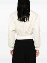 Balenciaga Cropped bomber jacket Ivory
