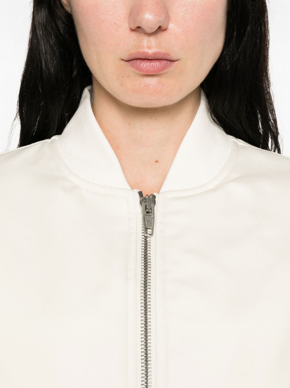 Balenciaga Cropped bomber jacket Ivory