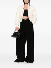 Balenciaga Cropped bomber jacket Ivory