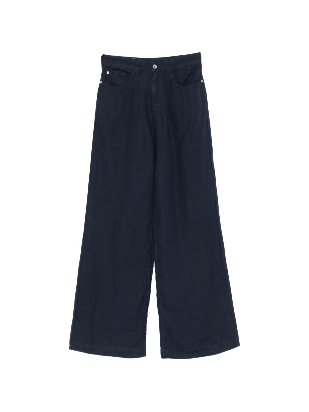 Emporio Armani Linen trousers NAVY
