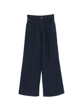 Emporio Armani Linen trousers NAVY