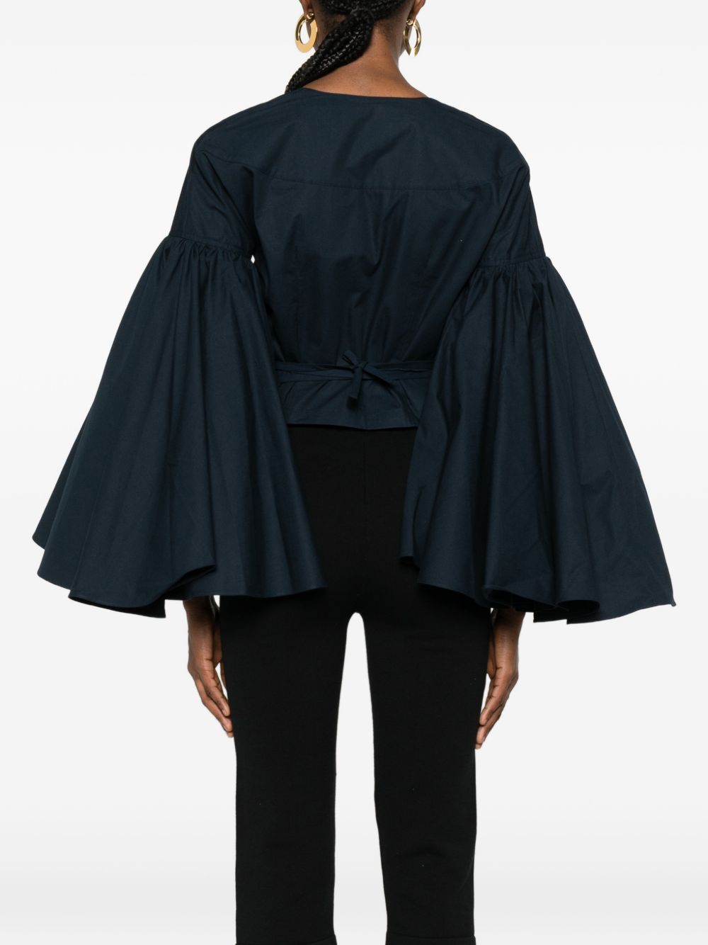 Jacquemus Le Cache Coeur Paysan top NAVY