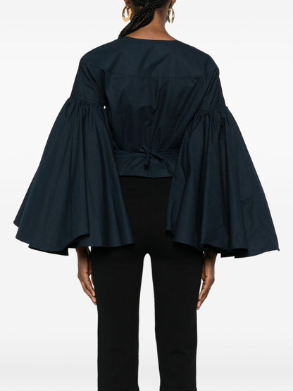 Jacquemus Le Cache Coeur Paysan top NAVY