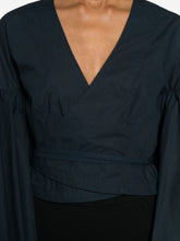 Jacquemus Le Cache Coeur Paysan top NAVY