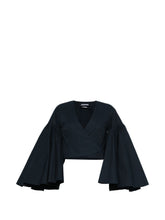 Jacquemus Le Cache Coeur Paysan top NAVY