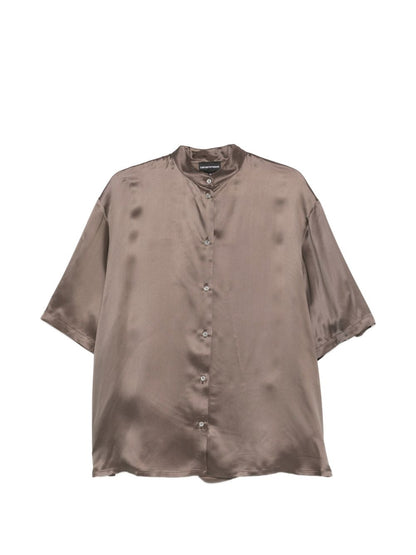 Emporio Armani Short sleeves shirt BROWN