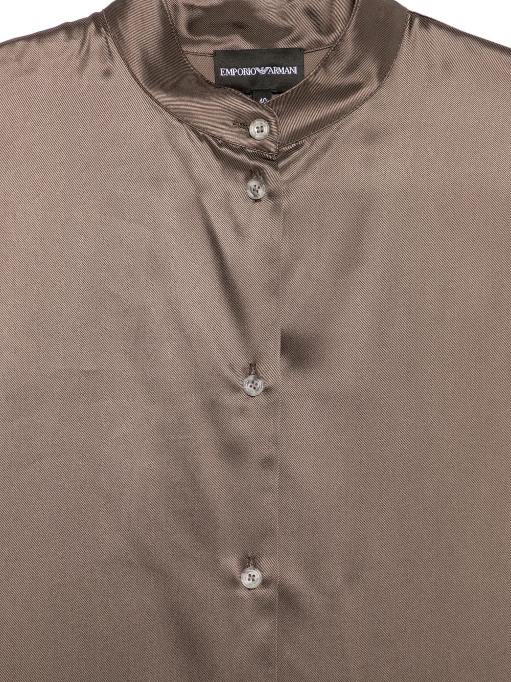 Emporio Armani Short sleeves shirt BROWN