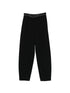Emporio Armani Satin-Finish Tapered Trousers BLACK