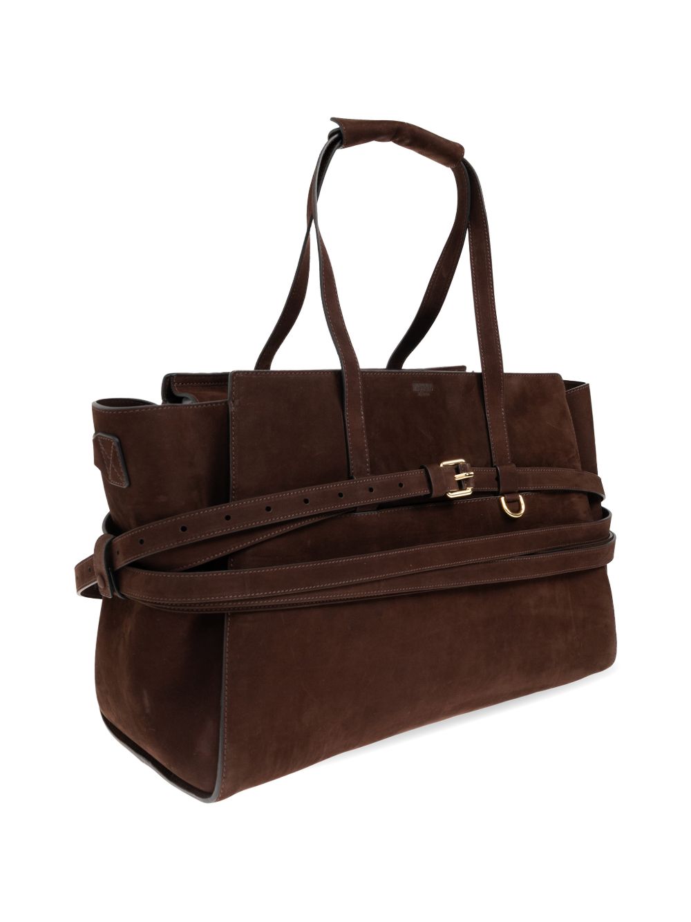 Moschino Tie Me Handbag BROWN