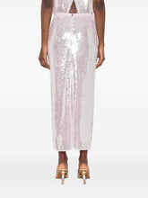 Forte Forte Sequined Long Skirt PINK