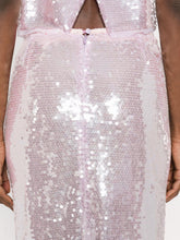 Forte Forte Sequined Long Skirt PINK