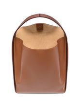 Jil Sander Pivot Leather Tote Brown