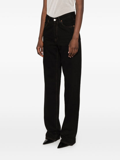 Saint Laurent Baggy Denim Jeans BLACK