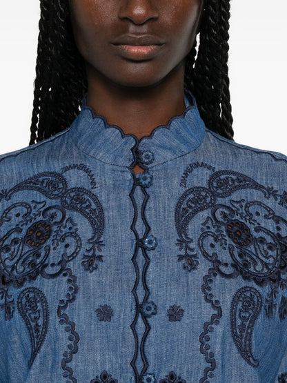 Zimmermann Shirts NAVY NAVY