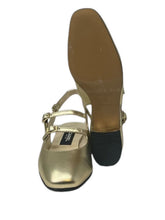 Carel Paris Peche Slingback Mary Janes SILVER