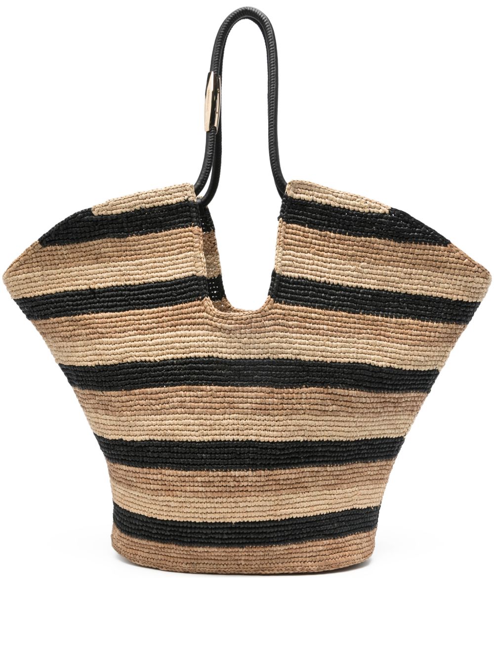 Zimmermann Striped Shoulder Bag BLACK