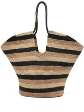 Zimmermann Striped Shoulder Bag BLACK