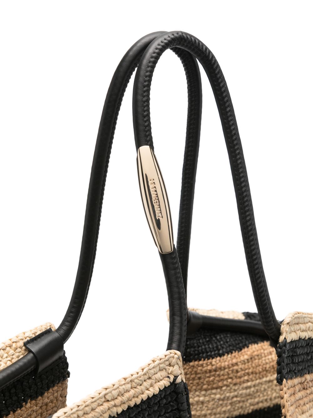 Zimmermann Striped Shoulder Bag BLACK