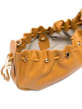Zimmermann Ruched Chain Shoulder Bag Brown