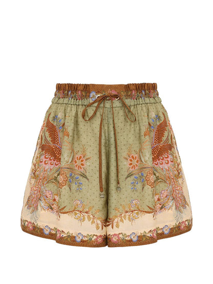 Zimmermann Shorts Khaki
