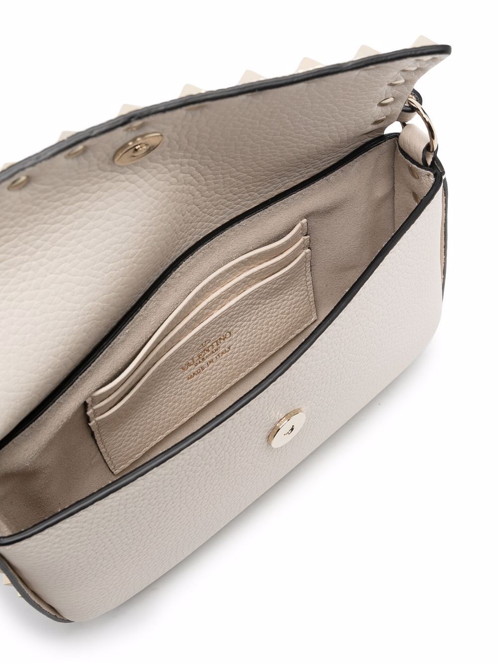 Valentino Garavani Rockstud Small Shoulder Bag Ivory