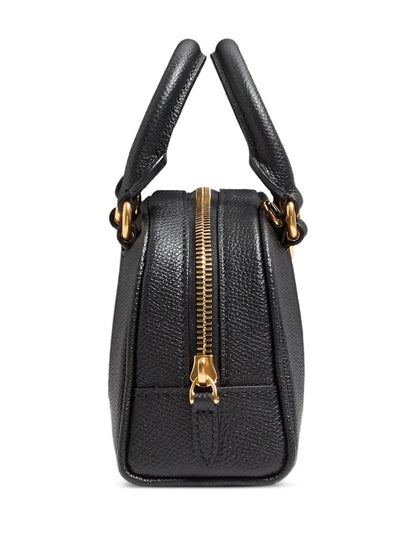 Valentino Garavani VLogo Mini Bowling Bag BLACK