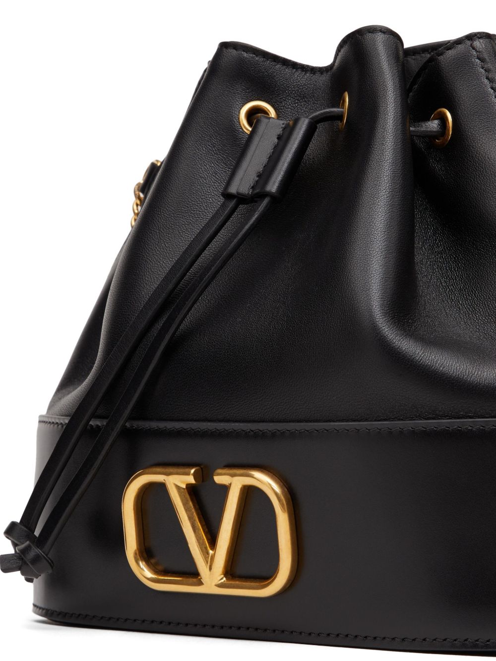 Valentino Garavani VLogo Signature Mini Bucket Bag BLACK