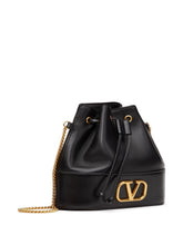 Valentino Garavani VLogo Signature Mini Bucket Bag BLACK