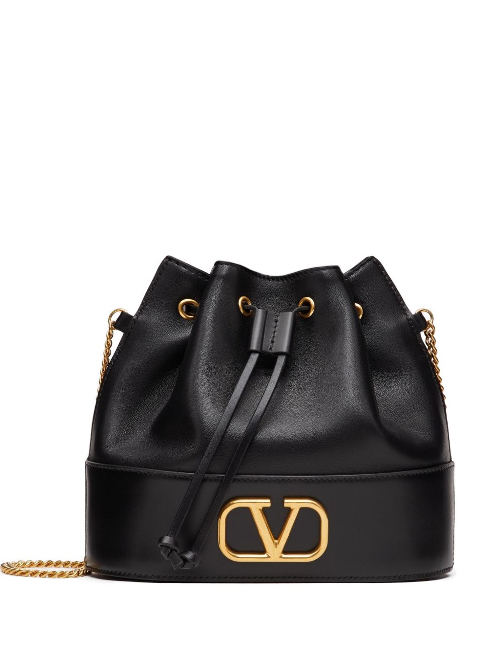 Valentino Garavani VLogo Signature Mini Bucket Bag BLACK