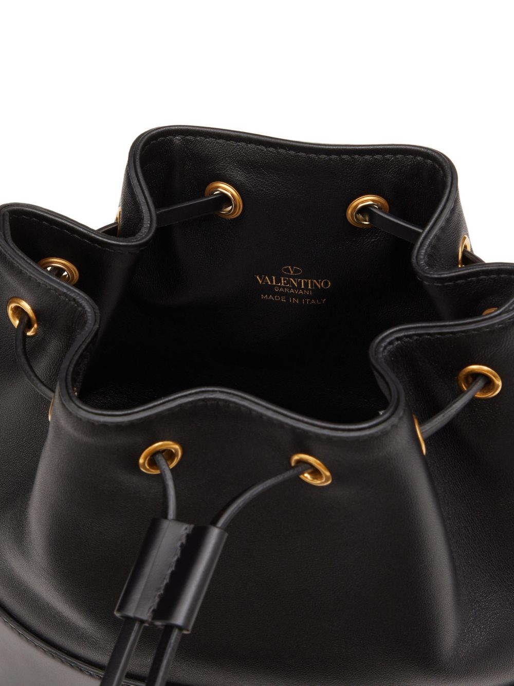 Valentino Garavani VLogo Signature Mini Bucket Bag BLACK