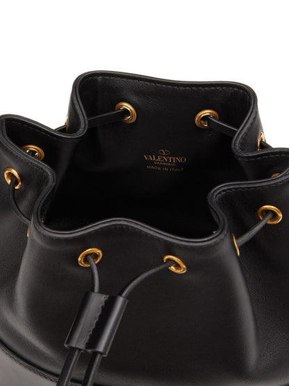 Valentino Garavani VLogo Signature Mini Bucket Bag BLACK