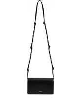Jil Sander Folded Leather Clutch BLACK