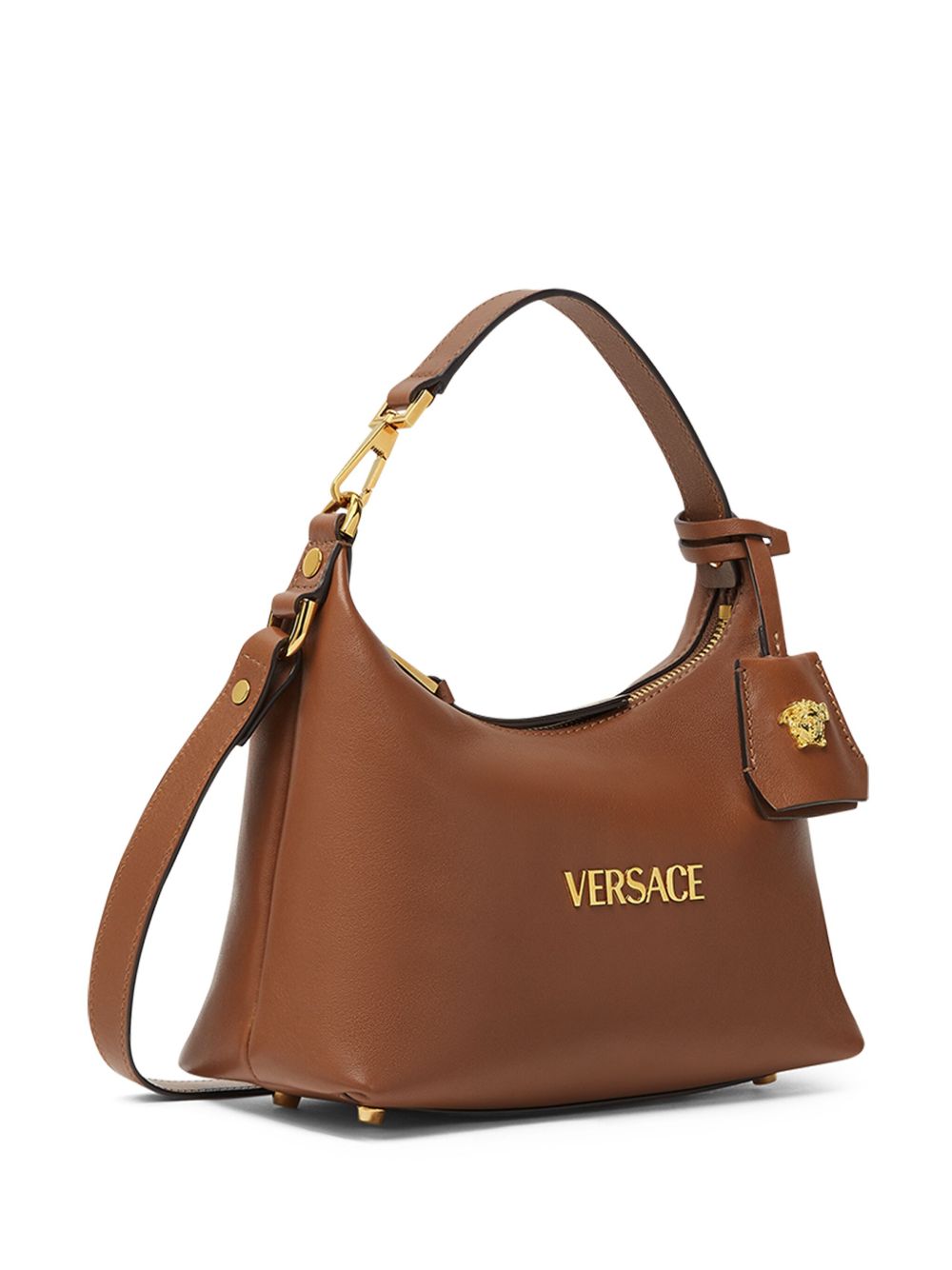 Versace Medusa Small Top Handle Bag BROWN