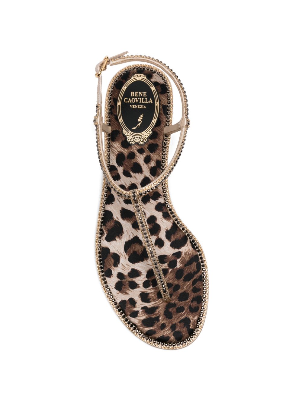 René Caovilla Sandals LEOPARD PRINT