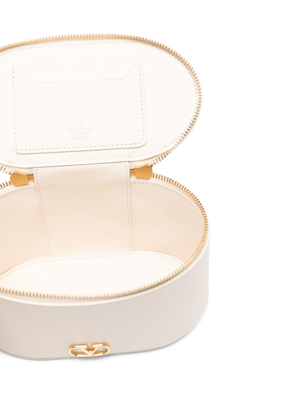 Valentino Garavani VLogo Bowling Bag Ivory