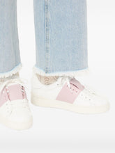 Valentino Garavani Open Leather Sneakers POWDER